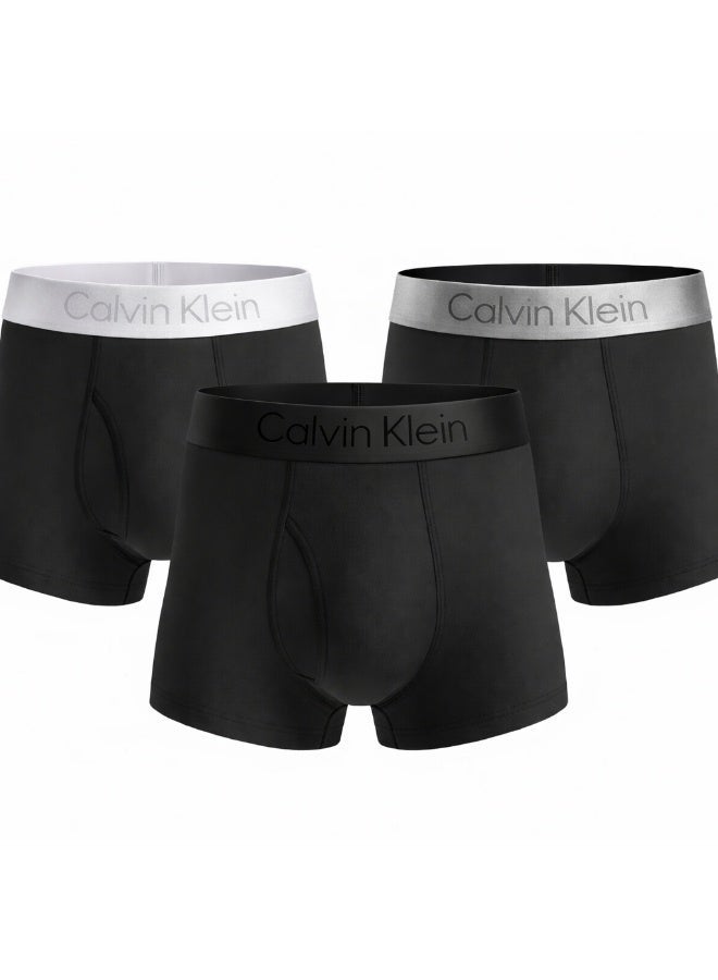 كالفن كلاين بيرفورمانس مجموعة بوكسر رجالي ملابس داخلية قطنية - (عبوة من 3 قطع) - مقاس لارج - Image 2